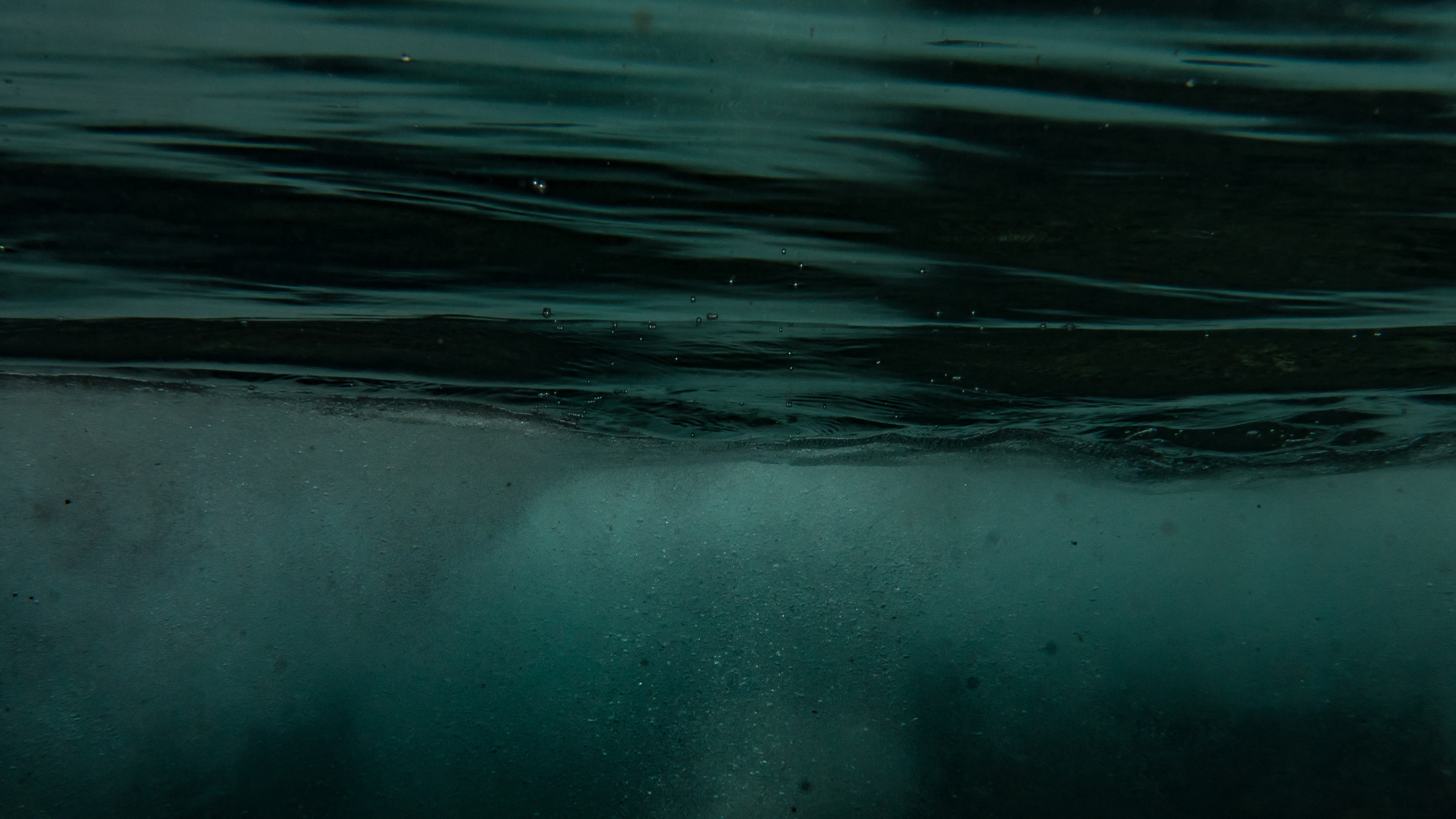 dark green ocean water